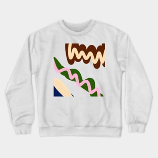 Colorful watercolor abstract texture Crewneck Sweatshirt